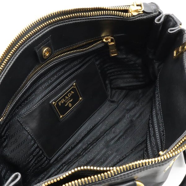 5 Prada Shoulder Bag Crossbody Leather Nero Black