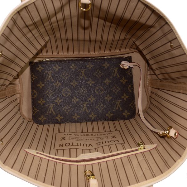 5 Louis Vuitton Neverfull MM Monogram Canvas Shoulder Bag