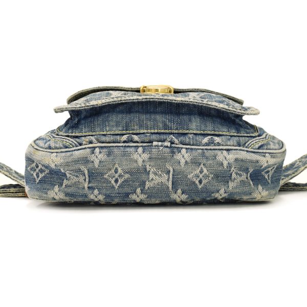 5 Louis Vuitton Bum Bag Body Bag Monogram Denim Blue