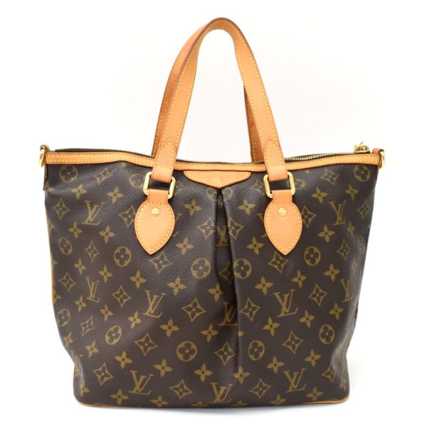 5000002884101381 3 Louis Vuitton Palermo PM Monogram Canvas Leather Handbag