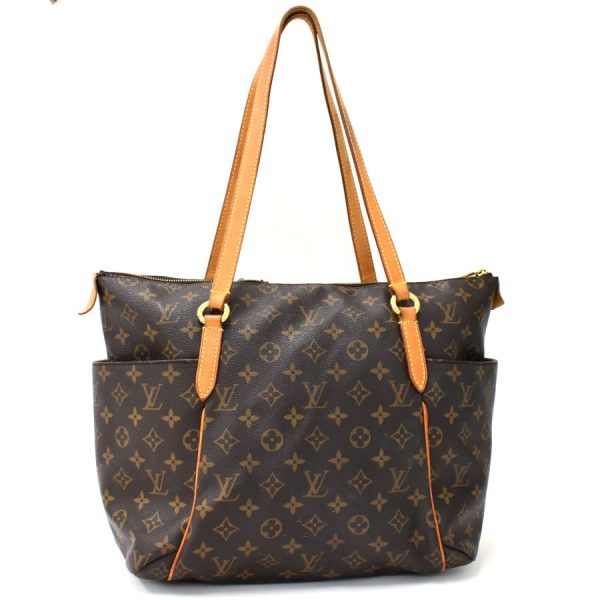 5000041884102341 3 Louis Vuitton Totally MM Monogram Canvas Leather Shoulder Bag