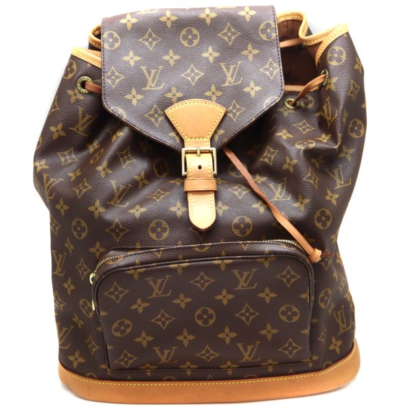 5146 1 Louis Vuitton Montsouris GM Rucksack Monogram Canvas