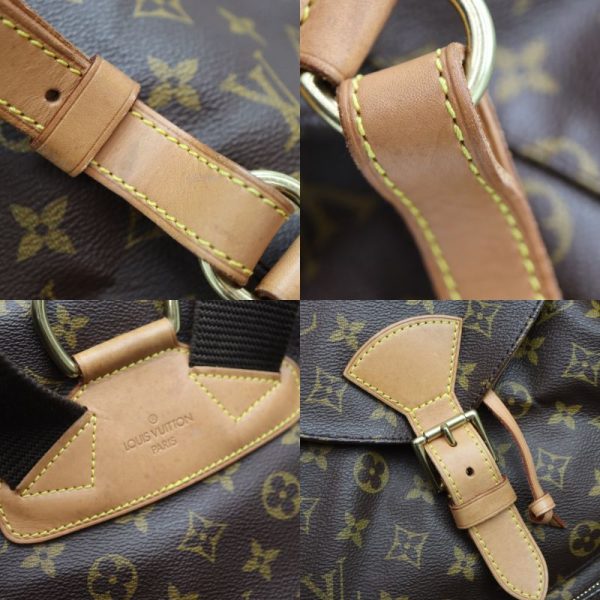 5146 11 Louis Vuitton Montsouris GM Rucksack Monogram Canvas