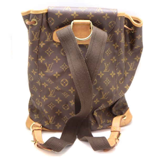 5146 2 Louis Vuitton Montsouris GM Rucksack Monogram Canvas