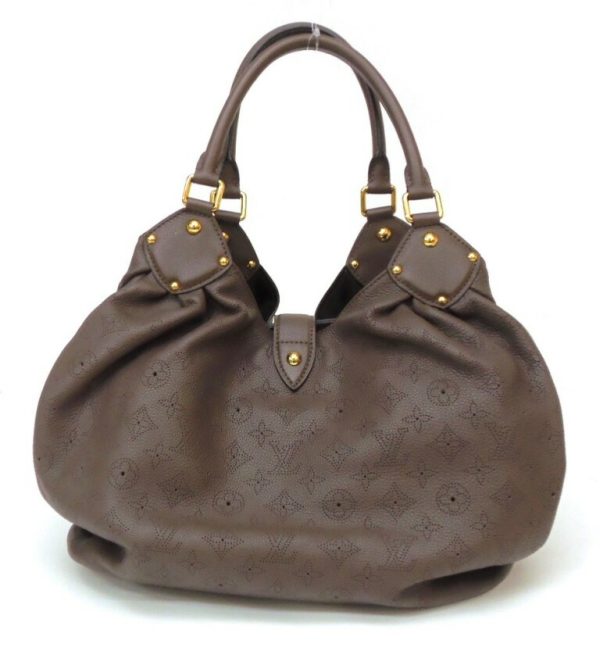 53817 2 Louis Vuitton Shoulder Bag Mahina L Monogram Glyperl Brown