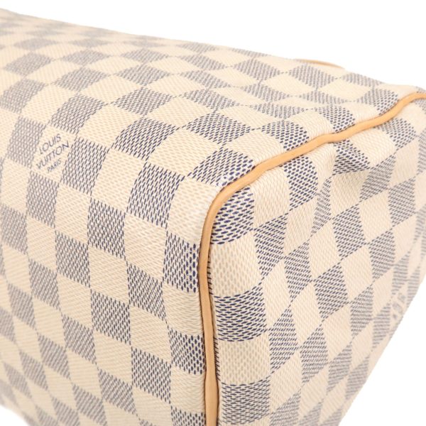 6 Louis Vuitton Damier Azur Speedy 30 HandBag