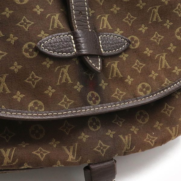 6 Louis Vuitton Monogram Minilan Saumur 30 Shoulder Bag Canvas Ebene