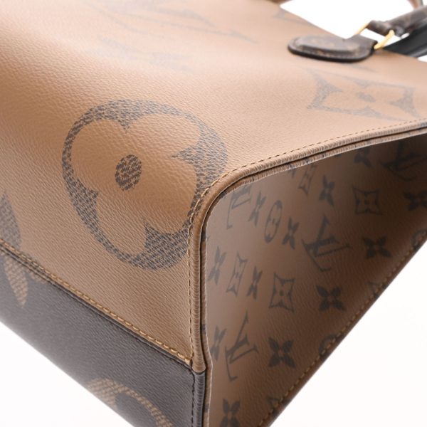 6 Louis Vuitton Monogram Reverse On The Go MM Brown