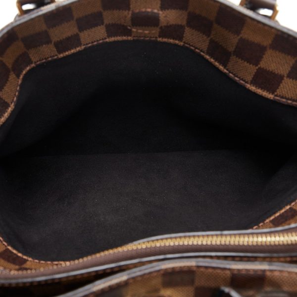 6 Louis Vuitton Damier Ebene Normandy Shoulder Bag Black