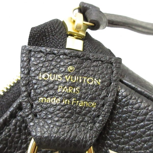 6 Louis Vuitton Mini Pochette Accessoire Handbag Black Beige