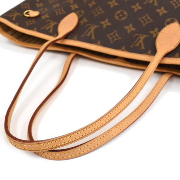 6 Louis Vuitton Neverfull MM Shoulder Bag Monogram Brown