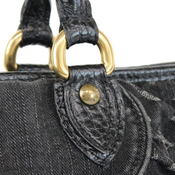 binary comment Louis Vuitton Monogram Denim Black Neocabby 2way Tote Bag