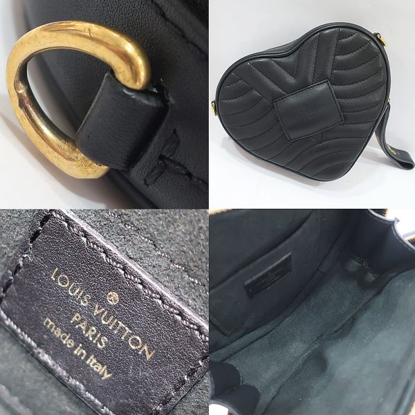 6 Louis Vuitton Heart Bag New Wave Calf Leather 2way Clutch