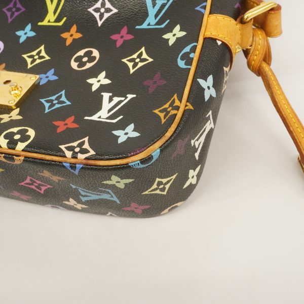 6 Louis Vuitton Shoulder Bag Monogram Multicolor Sologne Noir