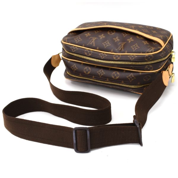 6 Louis Vuitton Reporter PM Shoulder Bag Monogram Brown