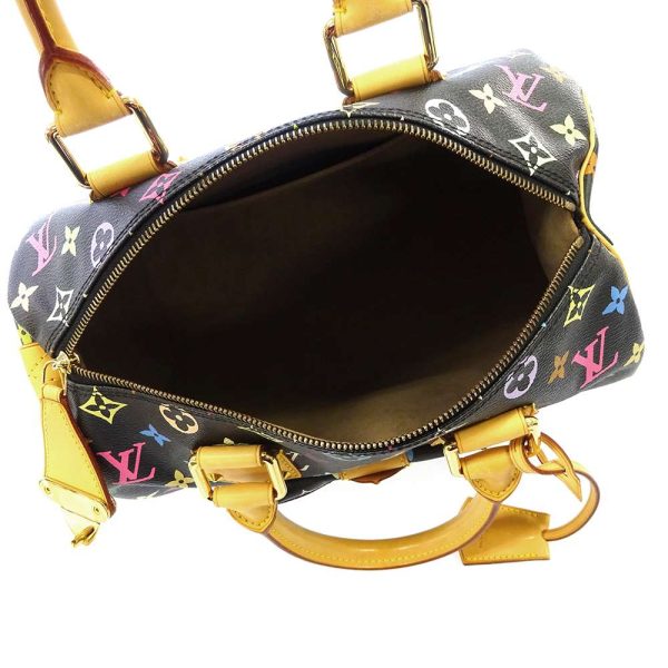 6 Louis Vuitton Handbag Monogram Multicolor Speedy 30 Noir