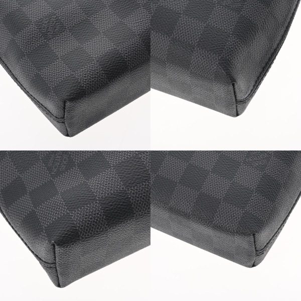 6 Louis Vuitton Damier Graphite PDJ NM Black Damier Graphite Canvas Business Bag