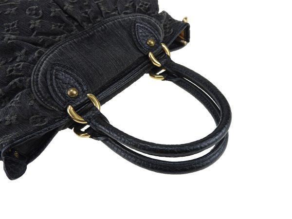 6 Louis Vuitton NeoCabby MM Noir Monogram Denim