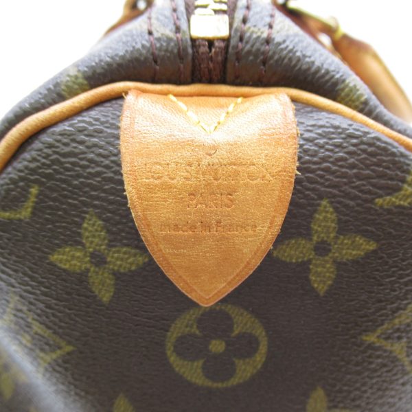 6 Louis Vuitton Speedy 35 Handbag PVC Coated Canvas Monogram