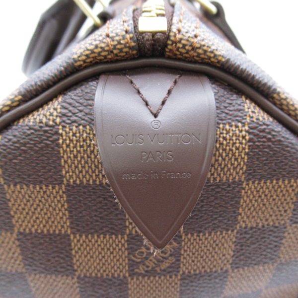 6 Louis Vuitton Speedy 30 Handbag Canvas Damier