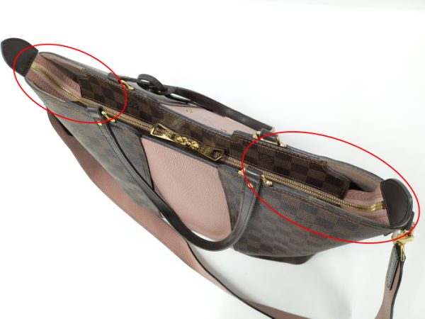 7 Louis Vuitton Jersey 2 Way Shoulder Bag Damier Magnolia