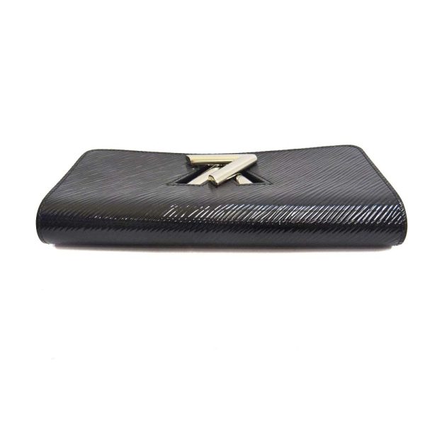 7 Louis Vuitton Epi Portefeuille Twist Long Wallet Black