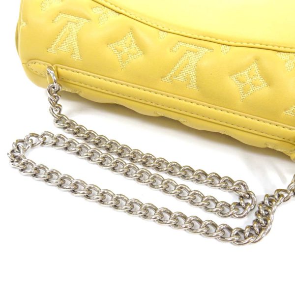 7 Louis Vuitton Pochette Monogram Chain Shoulder Bag Jaune Yellow