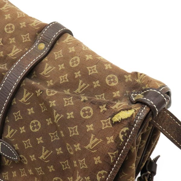 7 Louis Vuitton Monogram Minilan Saumur 30 Shoulder Bag Canvas Ebene