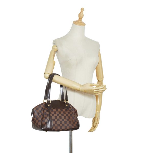 7 Louis Vuitton Damier Verona PM Handbag Brown Pvc Leather