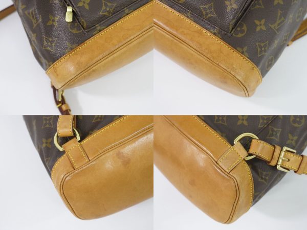 7 Louis Vuitton Montsouris MM Rucksack Backpack Monogram Brown