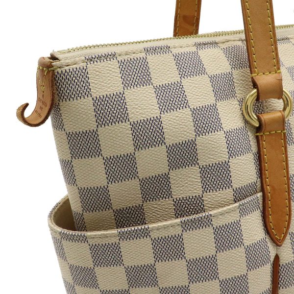 8 Louis Vuitton Totally MM Damier Azur Tote Shoulder Bag