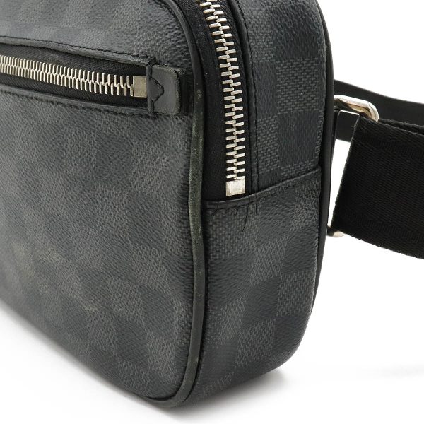 8 Louis Vuitton Damier Graphite Ambreil 2way Body Bag Shoulder Bag