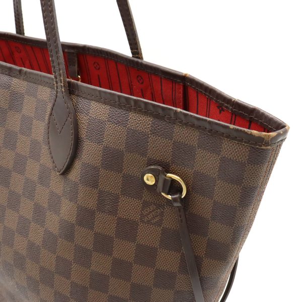 8 Louis Vuitton Damier Neverfull MM Tote Bag Shoulder Bag