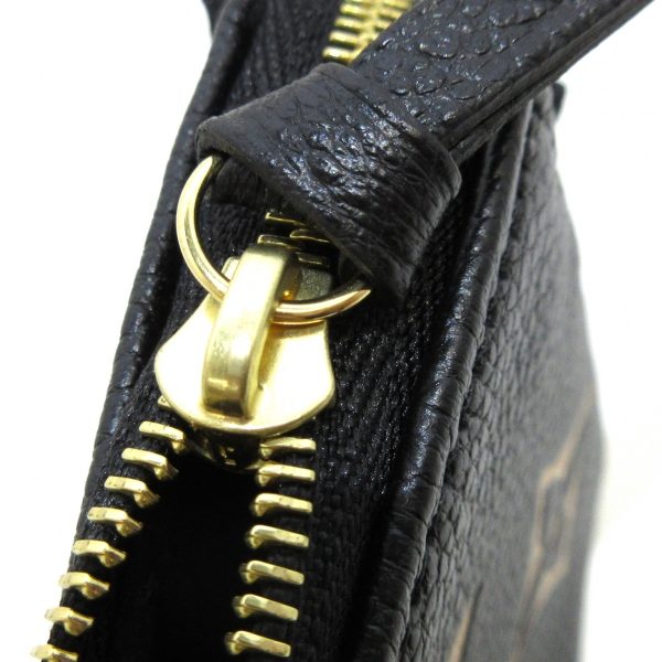 8 Louis Vuitton Mini Pochette Accessoire Handbag Black Beige