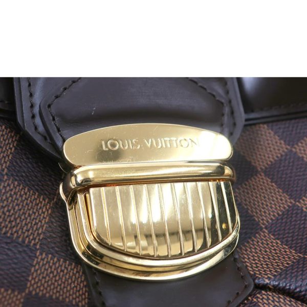 8 Louis Vuitton Sistina GM Damier Ebene Shoulder Bag