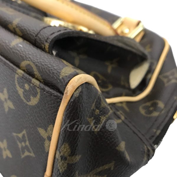 8 Louis Vuitton Manhattan PM Monogram Handbag Mini Boston Bag Brown