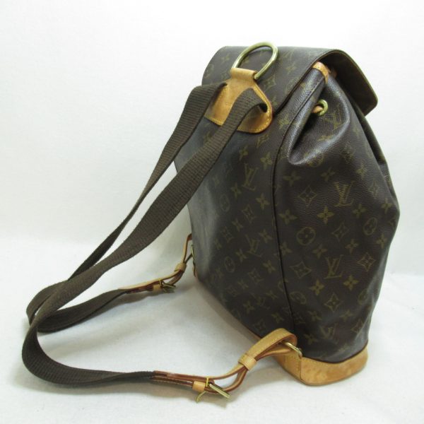 8 Louis Vuitton Montsouris GM Rucksack Backpack Canvas Monogram Brown