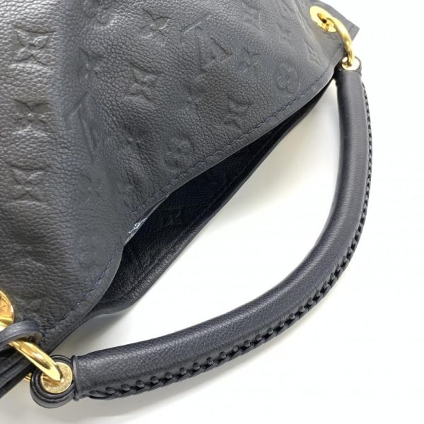 8 Louis Vuitton Artsy MM Monogram Implant Navy Blue Anfini Hobo Bag