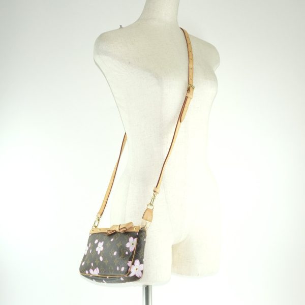 8 Louis Vuitton Pochette Accessoire Shoulder Bag Pochette Cherry Blossom Monogram Multicolor