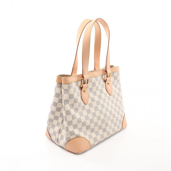 843866 1 Louis Vuitton Hampstead PM Damier Azur Handbag White