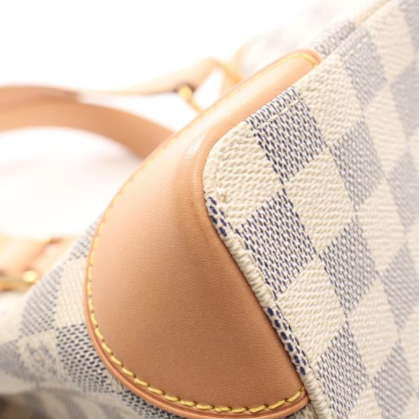 843866 6 Louis Vuitton Hampstead PM Damier Azur Handbag White