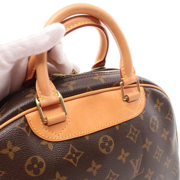 844113 4 Louis Vuitton Trouville Monogram Handbag Leather Brown