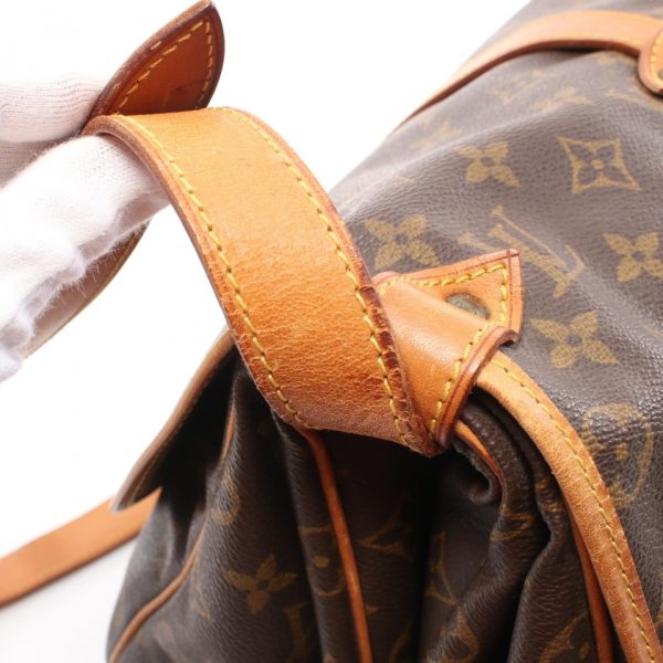 844138 6 Louis Vuitton Saumur 35 Monogram Shoulder Bag