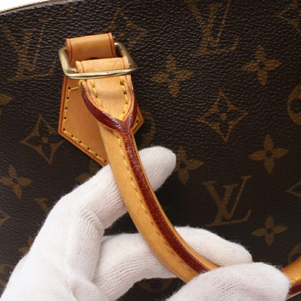 844139 8 Louis Vuitton Alma PM Monogram Handbag PVC Leather Brown