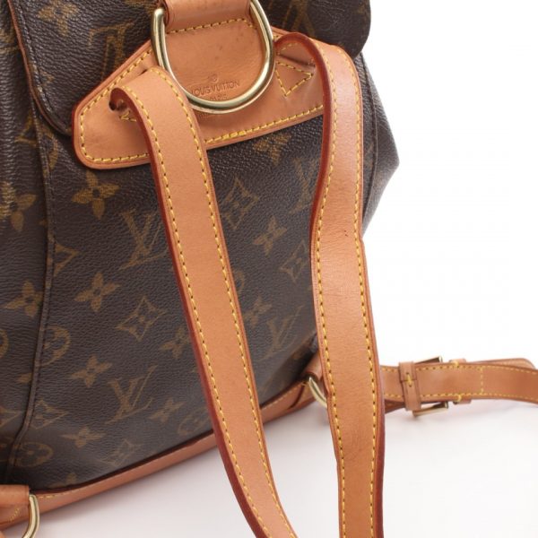 844276 7 Louis Vuitton Montsouris MM Monogram Backpack Rucksack Leather