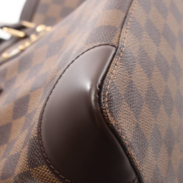 844359 4 Louis Vuitton Hampstead PM Damier Ebene Handbag PVC Leather