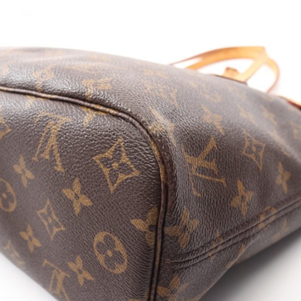 844361 4 Louis Vuitton Neverfull PM Monogram Pivoine Tote Bag Leather Brown