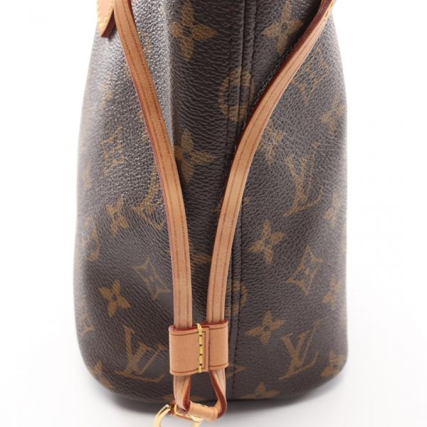 844361 5 Louis Vuitton Neverfull PM Monogram Pivoine Tote Bag Leather Brown