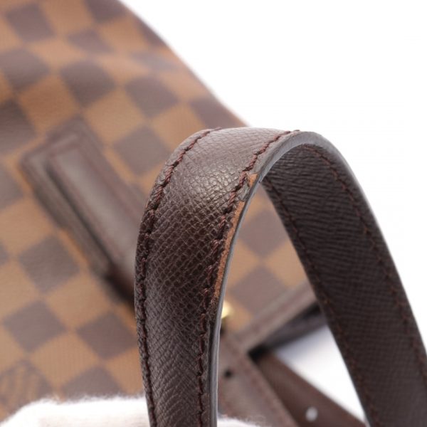 844426 4 Louis Vuitton Male Damier Ebene Shoulder Bag PVC Leather Brown