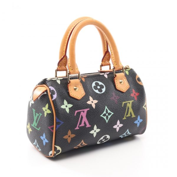 845253 1 Louis Vuitton Mini Speedy Monogram Multicolor Noir Handbag